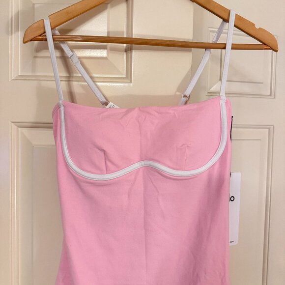 NWT ALO Airbrush Streamlined Dress - Sweet Pink - Small - Picture 3 of 7